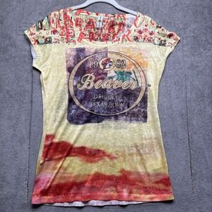 Buc-ee's Women's Tie Dye Beaver Graphic T-Shirt Texas Souvenir Tee Size Large‎